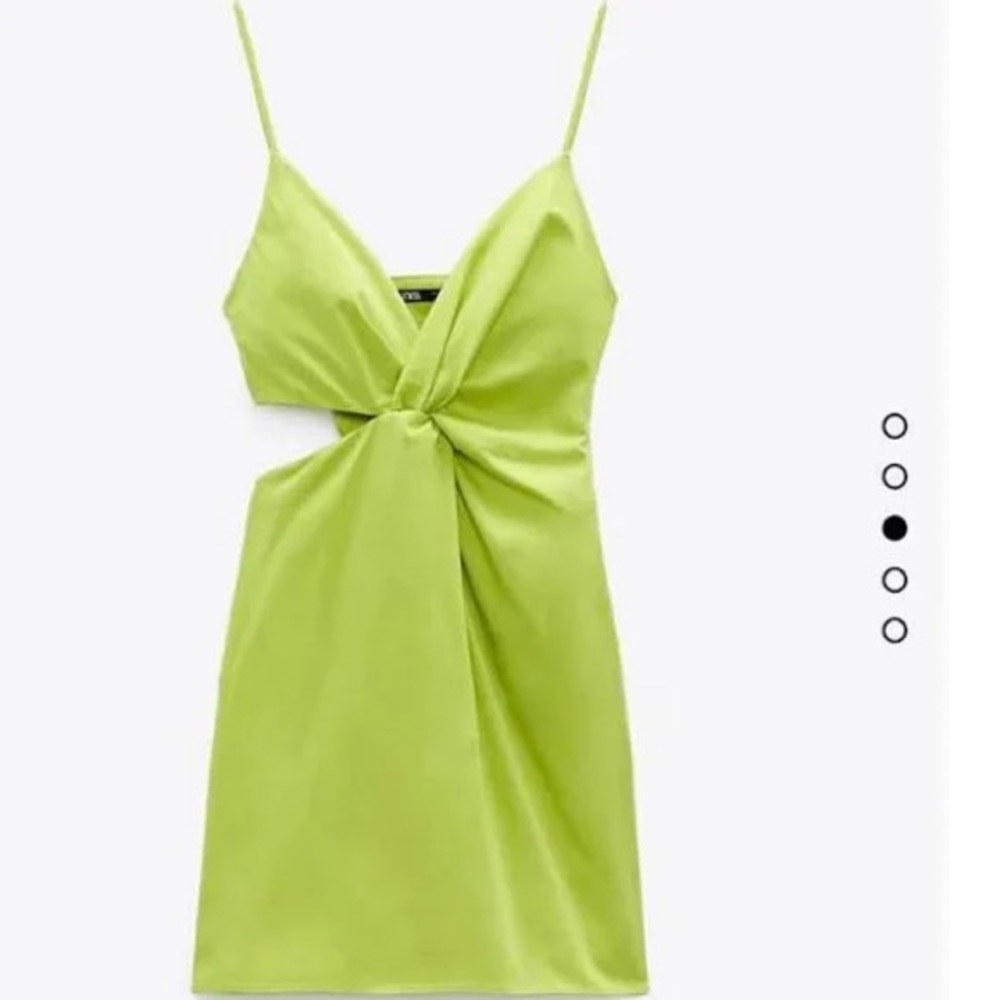 Zara mini dress with cut out